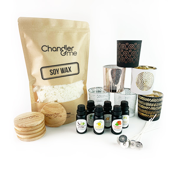 6 Pack Candle Making Kit (small jars) - Chandler & Me - USA